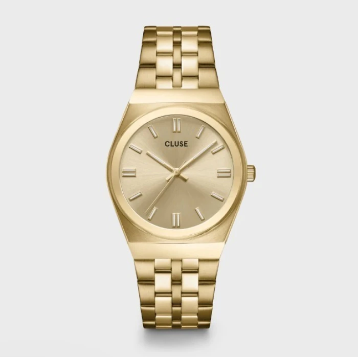 Retro 70's Watch Steel, Full Gold Colour