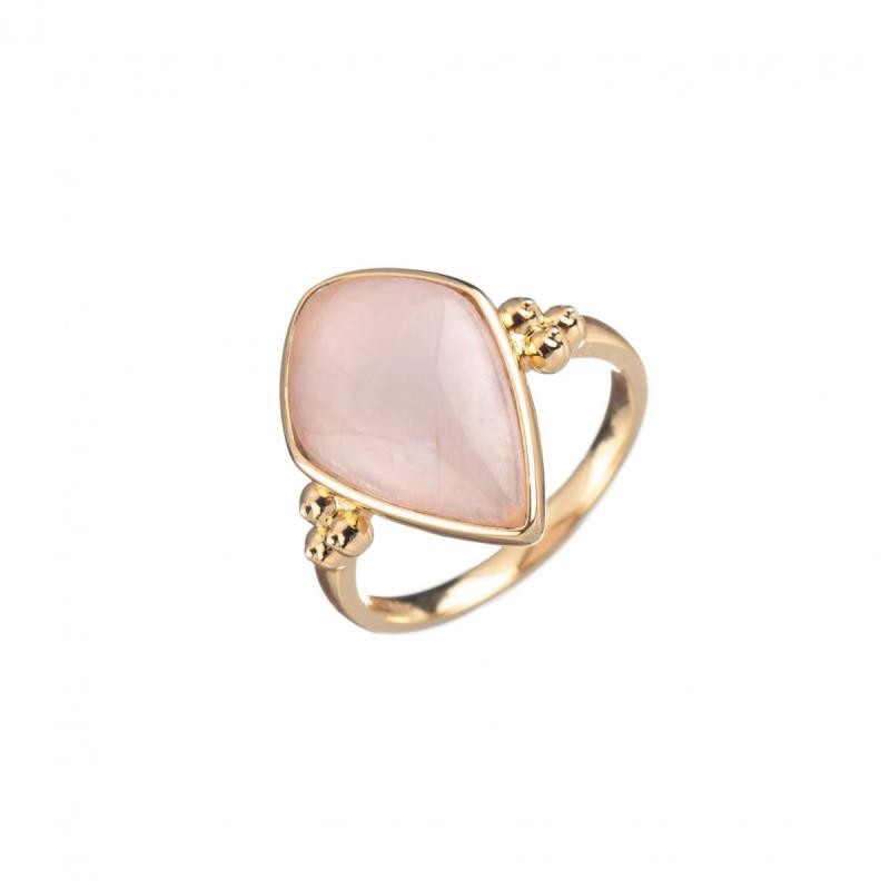 ANILLO MOON CUARZO ROSA