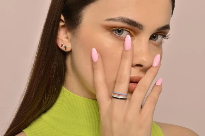 Pendientes Salvatore Mujer Cruz Plata Baño Oro y Esmalte Verde TURQUESA
