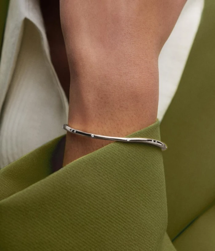Brazalete de plata Air