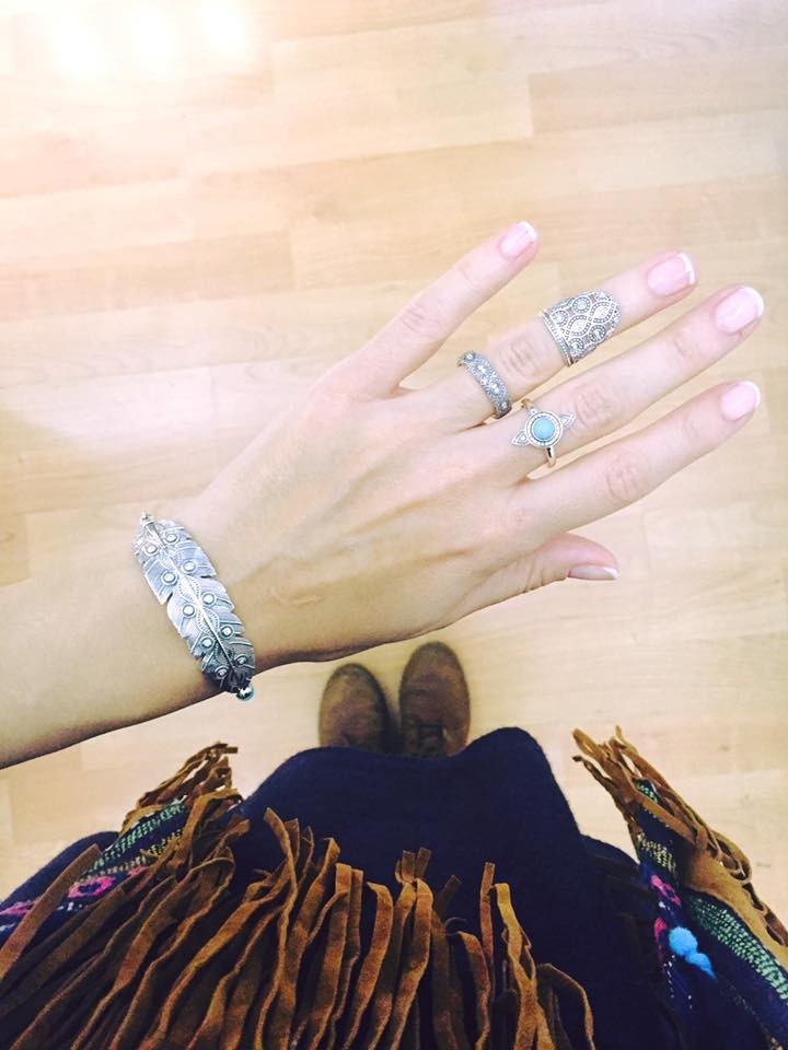 Anillo ornamentos étnicos