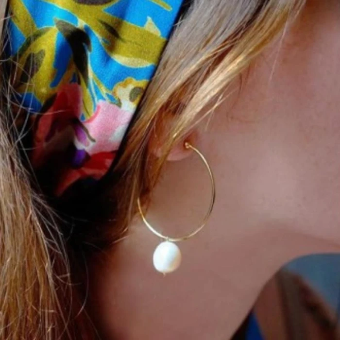 PENDIENTES PLATA CHAPADO