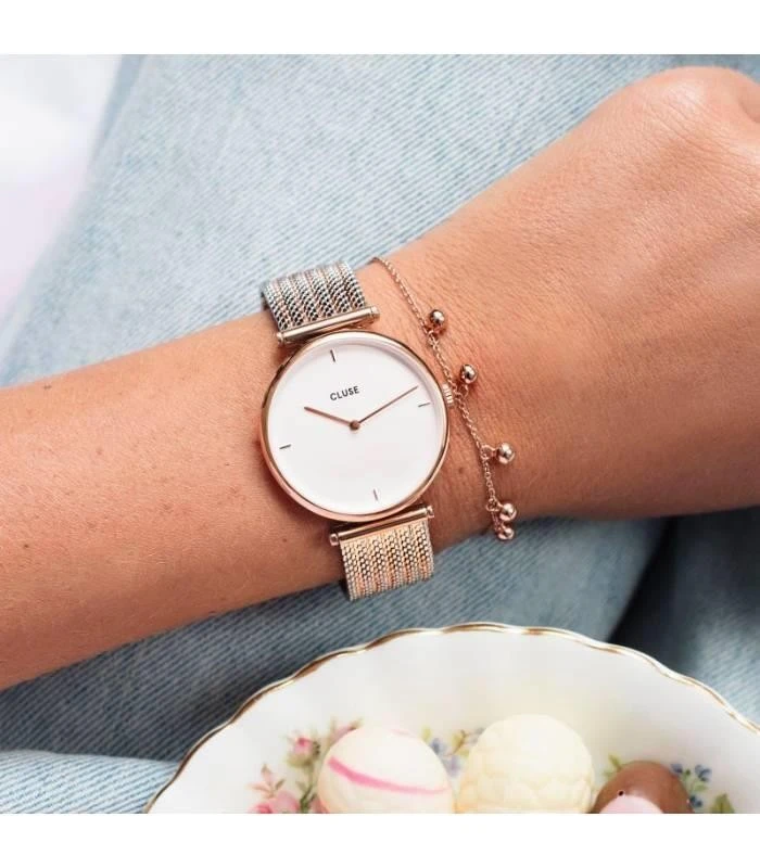 RELOJ CLUSE TRIOMPHE BICOLOR
