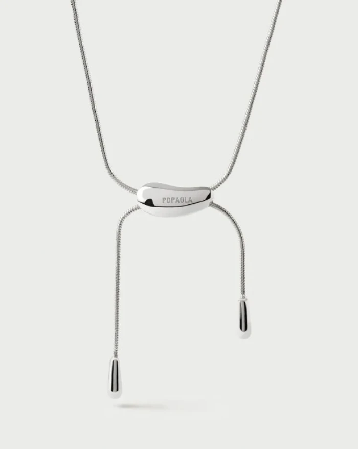 Collar deslizante de plata Rodeo