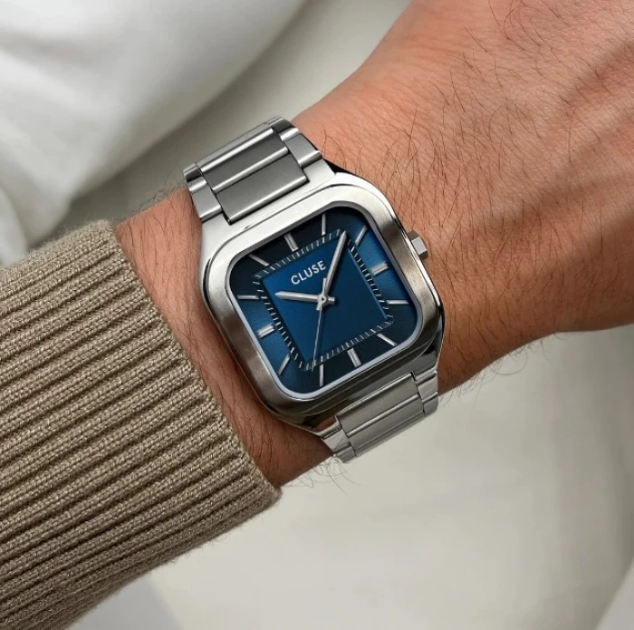 Quadrus Steel, Blue, Silver Colour