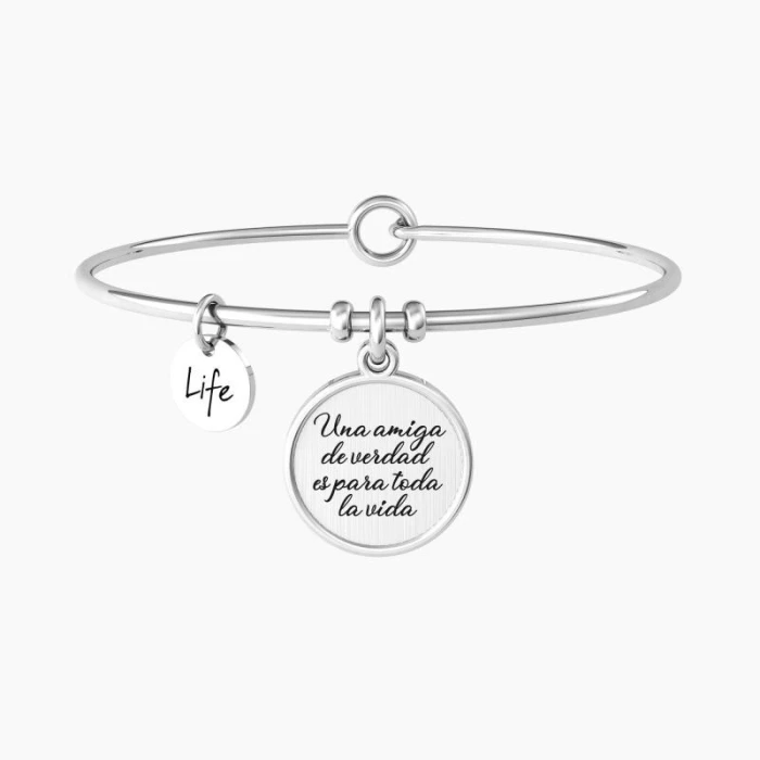 PULSERA UNA AMIGA DE VERDAD ES PARA TODA LA VIDA