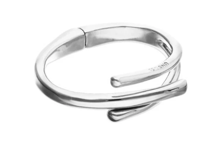 Pulsera de tubo de aleación de plata UNOde50