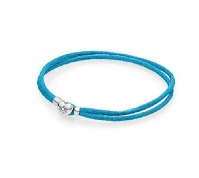 PULSERA PANDORA MOMENTS AZUL