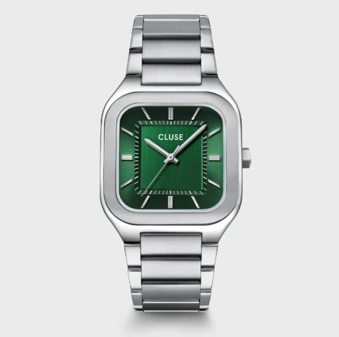 Quadrus Steel, Green, Silver Colour