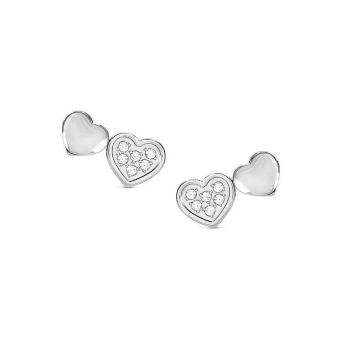 Pendientes Nomination Misstrendy Corazones Acero Inoxidable y Circonitas 
