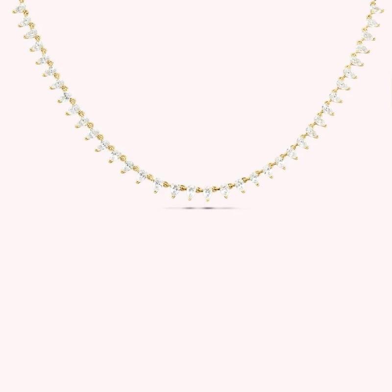 Collar corto OLIMPIA - Cristal / Oro