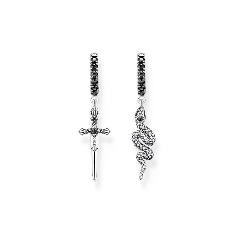 AROS ENNEGRECIDA SERPIENTE Y ESPADA