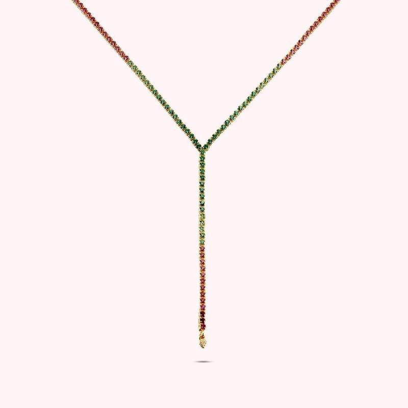 Collar midi ISIS - Multicolor / Oro