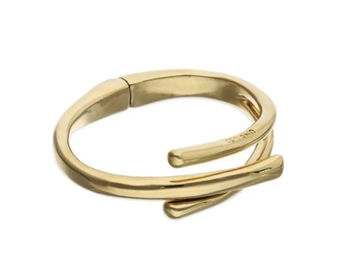 Pulsera de tubo de aleación de oro UNOde50