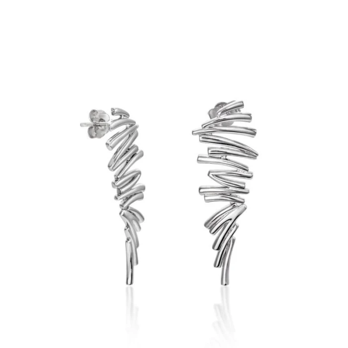 Pendientes originales diseño alado irregular