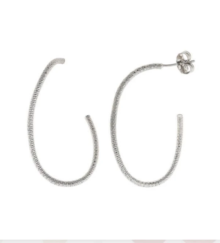 PLATA SALVATORE PENDIENTES RETORCIDOS