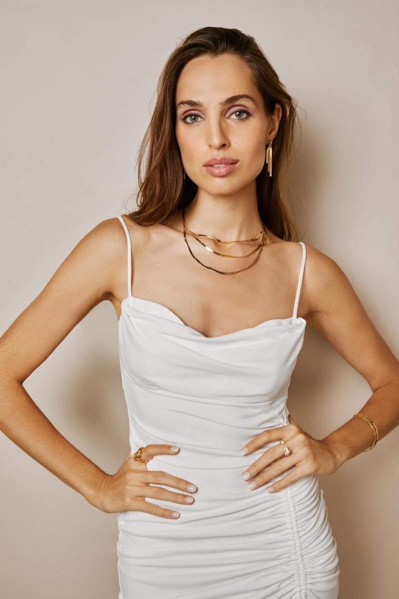 Colgante de Durán Exquse de la colección Cleopatra de plata dorada