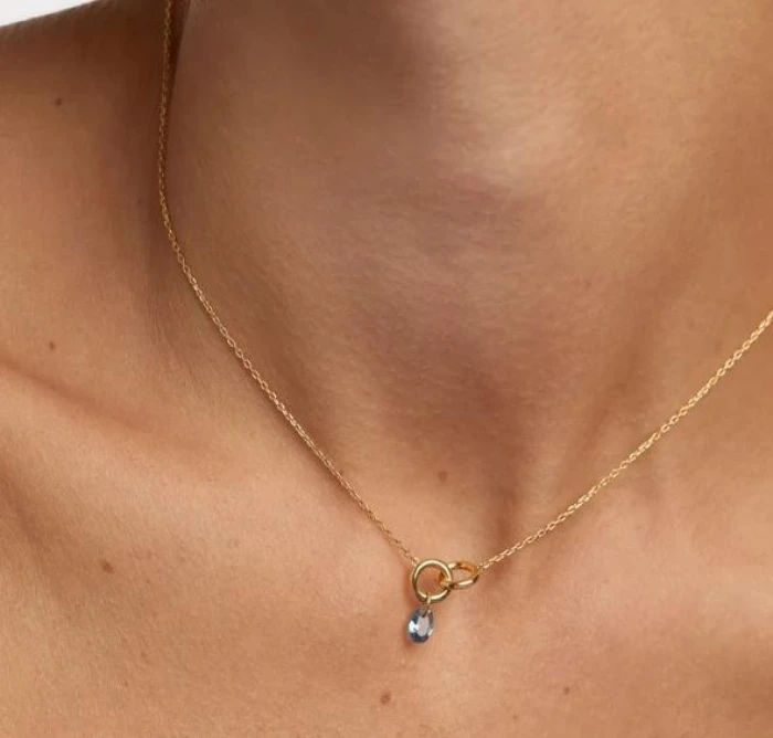 Collar Lily azul