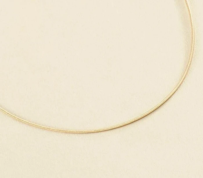 Collar corto RÍGIDA - Dorado