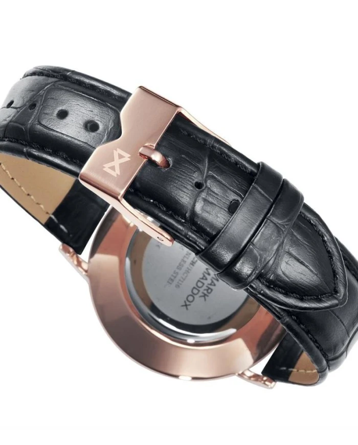 Mark Maddox Greenwich de acero con IP rosa