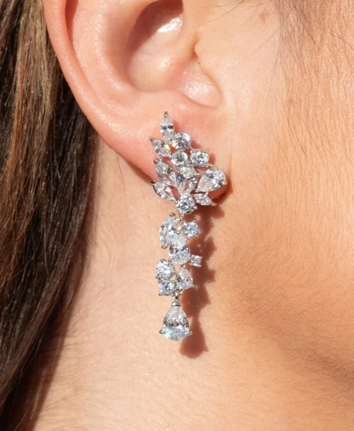 PLATA LINEARGENT PENDIENTES LARGOS