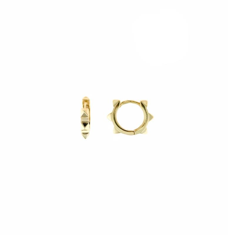 PENDIENTES PLATA CHAPADO DORADO ARO PINCHOS