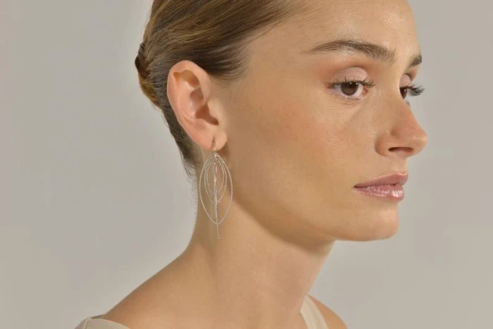 PENDIENTES AROS ENTRELAZADOS