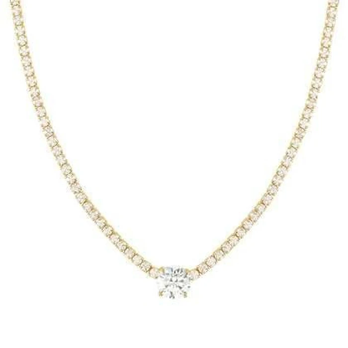 Collar CHIC&CHARM ed. JOYFUL en plata 925 y circonitas (CENTRAL)
