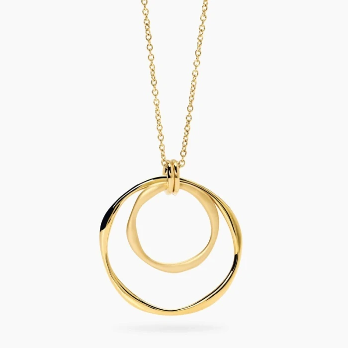 Collar dorado con colgante