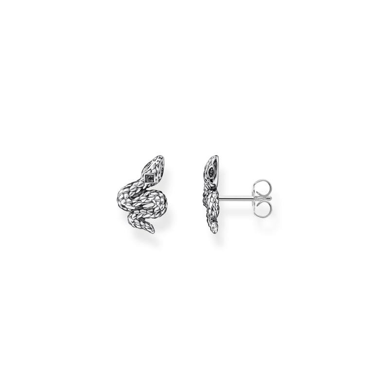 PENDIENTES ENNEGRECIDA SERPIENTE