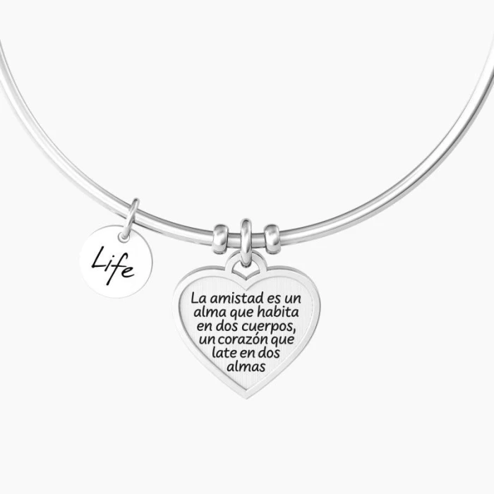 PULSERA LA AMISTAD ES UN ALMA - ARISTOTELES