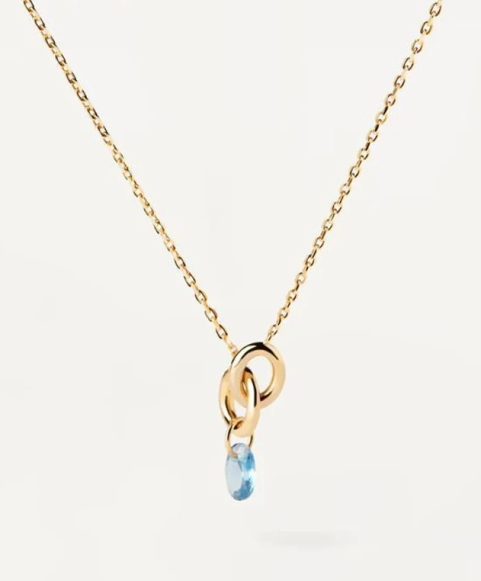 Collar Lily azul