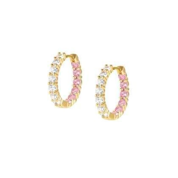 Pendientes CHIC&CHARM ed. JOYFUL en plata 925 y circonitas (BICOLOR)