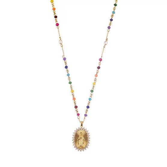 Collar midi DESIRE - Multicolor - Oro -