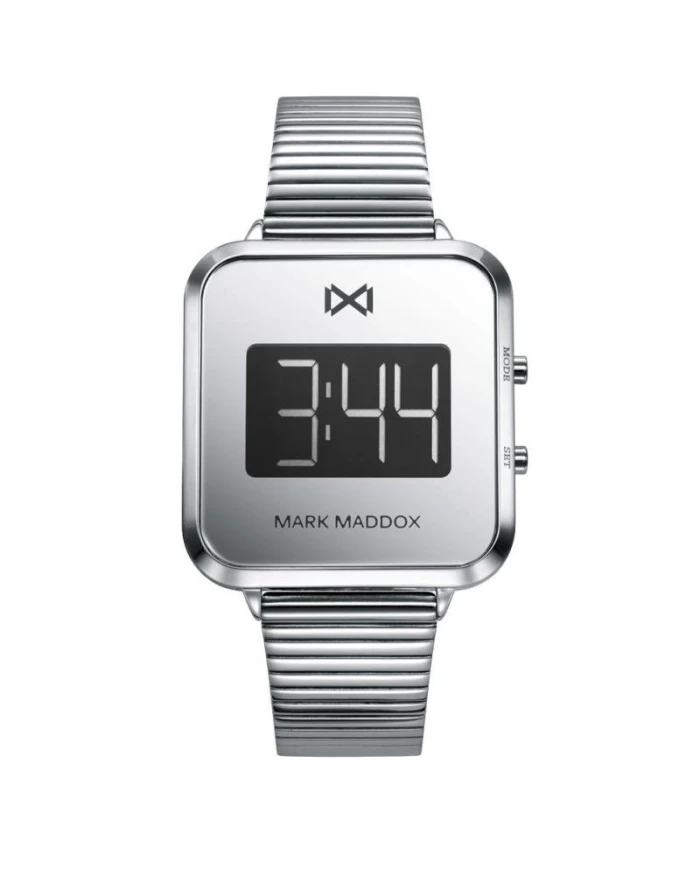 Mark Maddox Notting digital de acero y brazalete