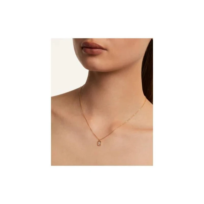 COLLAR MINI R GOLD