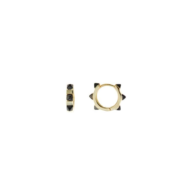 	PENDIENTES PLATA CHAPADO DORADO ARO PINCHOS CHAPADO