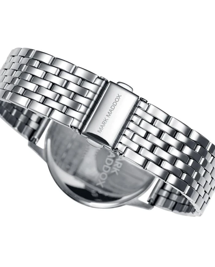 Mark Maddox Northern tres agujas de acero y brazalete