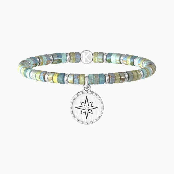 PULSERA ROSA DE LOS VIENTOS | FELICIDAD
