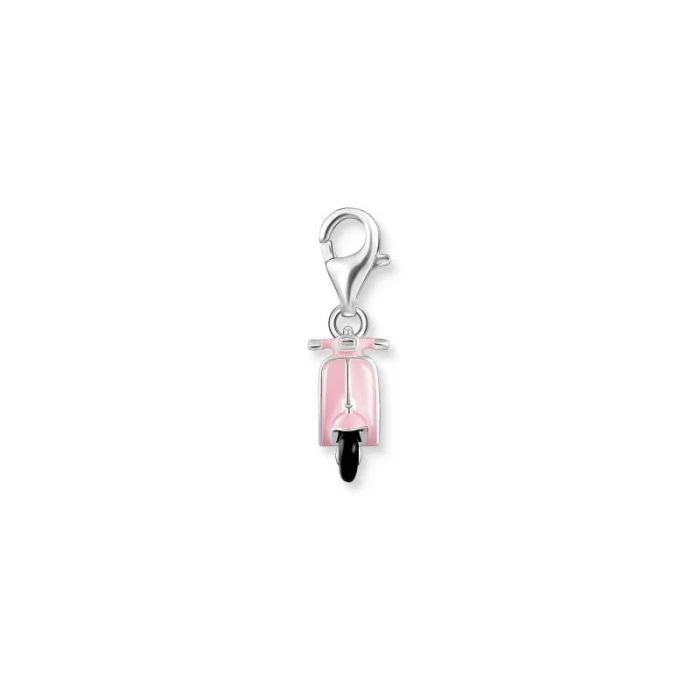 CHARM SCOOTER ROSA PLATA