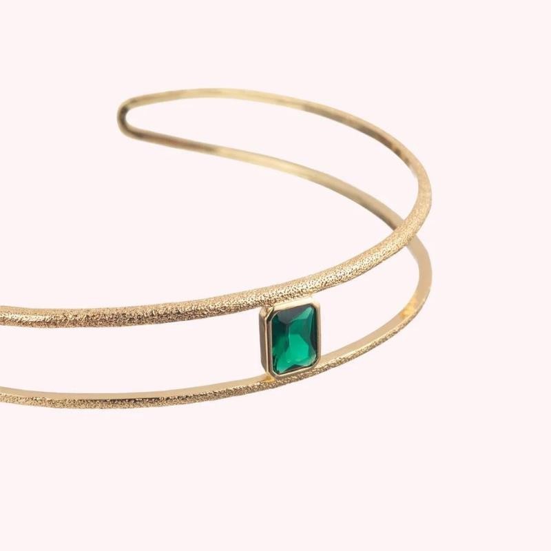 Chocker CLEOPATR - Verde / Oro