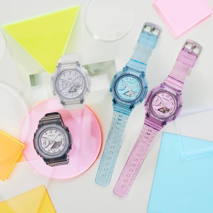 RELOJES CASIO TRANSPARENTE