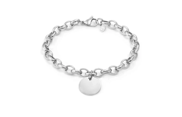 PULSERA SEMPRE CON ME CON COLGANTE MEDALLA