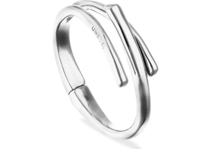 Pulsera de tubo de aleación de plata UNOde50