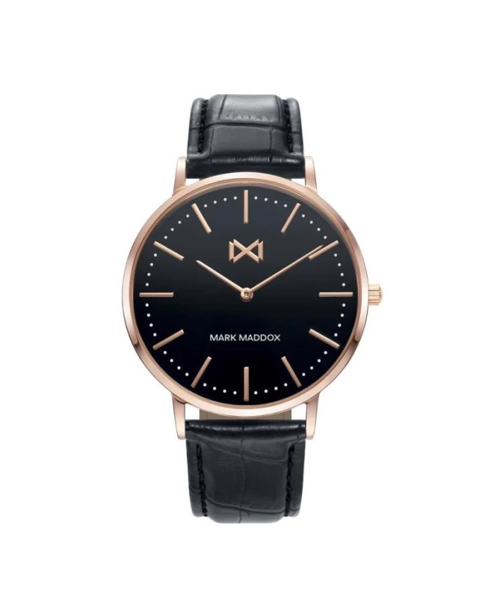 Mark Maddox Greenwich de acero con IP rosa