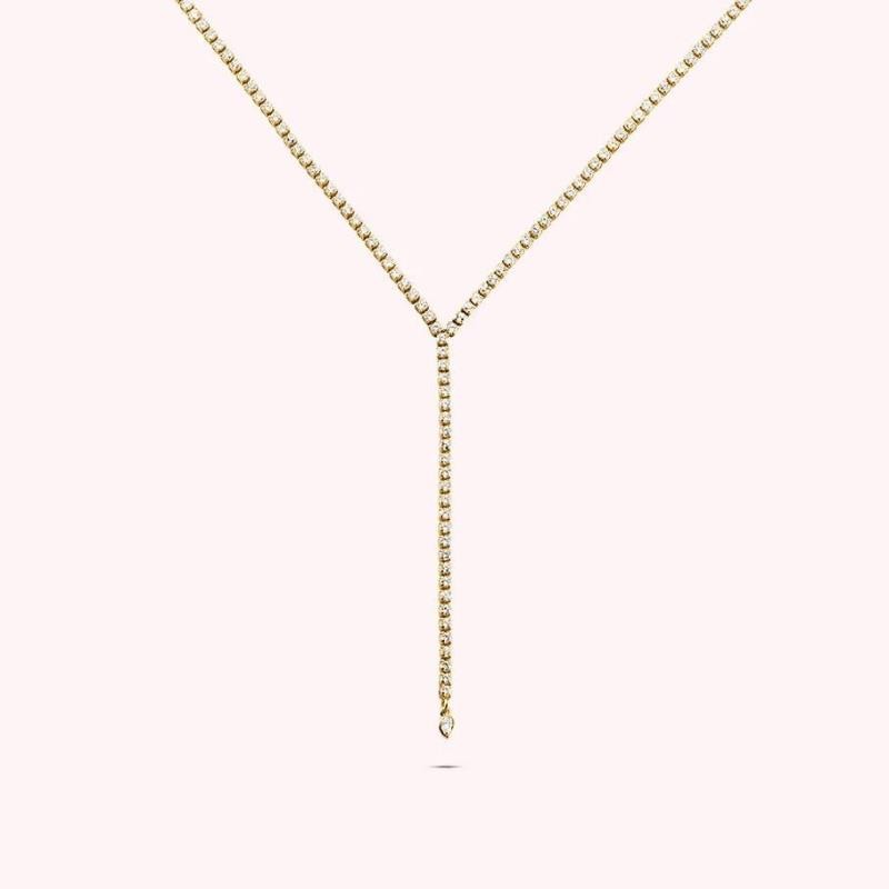 Collar midi ISIS - Cristal / Oro