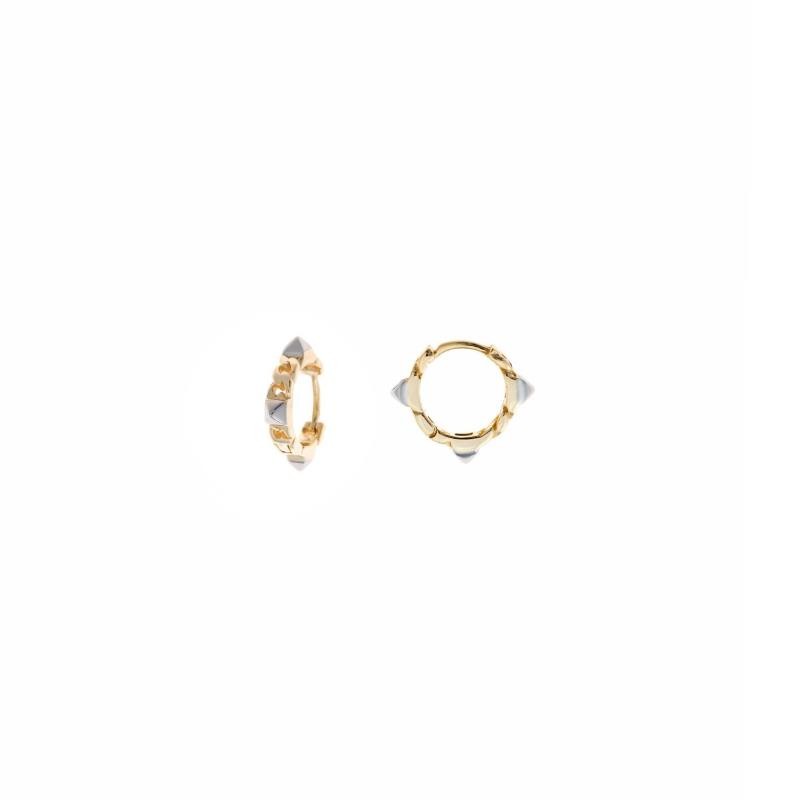 PENDIENTES PLATA CHAPADO DORADO ARO PINCHOS CHAPADO	