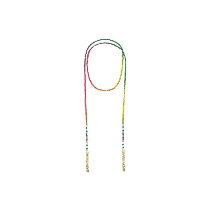 COLLAR LARGO ADICTION - MULTICOLOR - ORO -