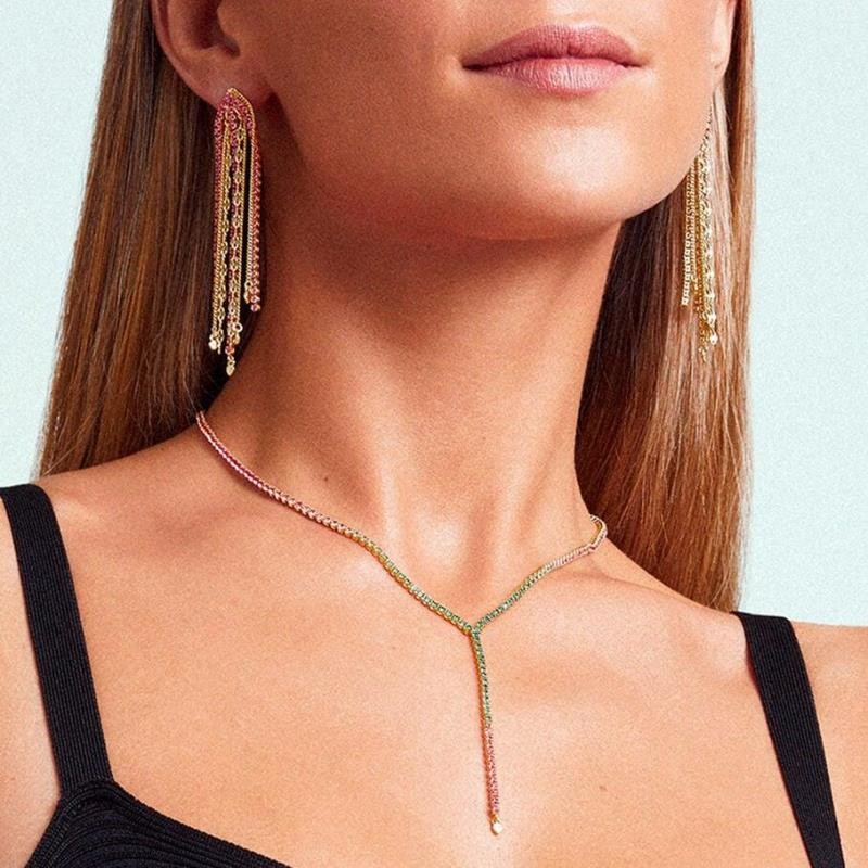 Collar midi ISIS - Multicolor / Oro