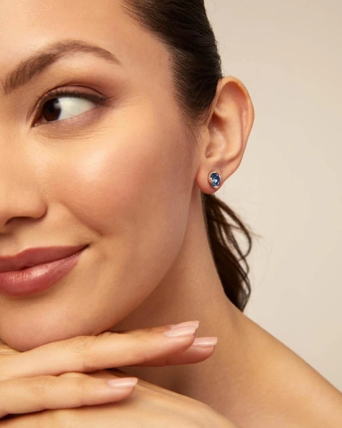 PENDIENTES AURA BLUE